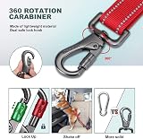 IOKHEIRA Dog Seat Belt Car Harness ISOFIX LATCH Safety Belt Buckle view 3