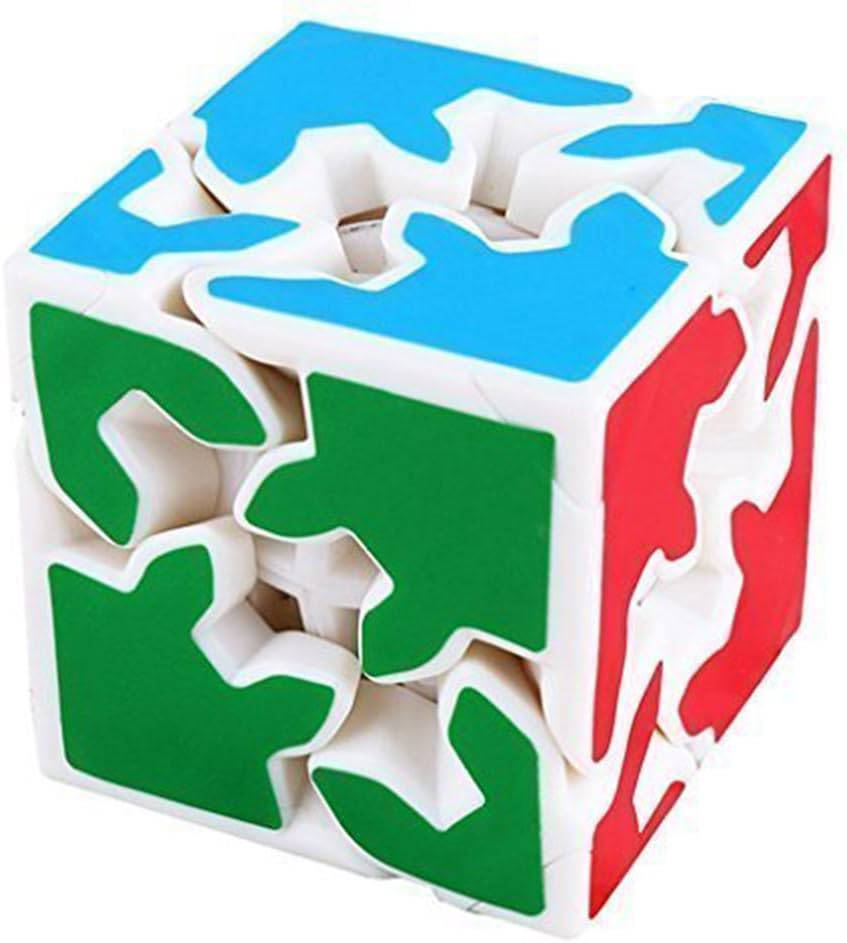 Tollbuy Gear Cube 2x2 White Magic Puzzle Toy