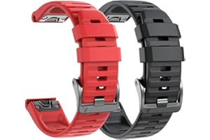 NotoCity Compatible Band for Fenix 6 Pro/5/5 Plus, Forerunner 935/945, Approach S60, Quatix 5 - 22mm Easy Fit