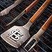 MLB St. Louis Cardinals 3PC BBQ Set, Heavy Duty Stainless Steel Grilling Tools