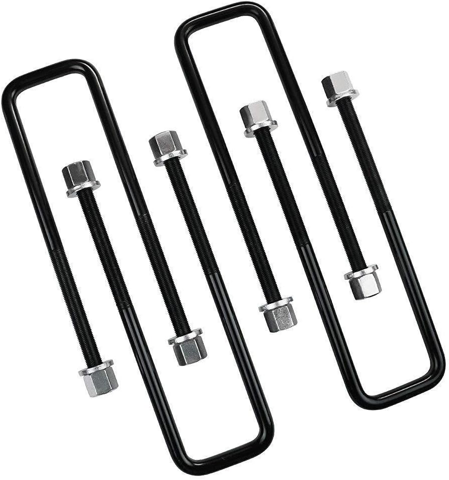 Square U Bolts 12.5" Extra Long Certified OEM Factory Material Set of 4