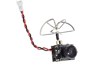 AKK C163 Super Mini 5.8GHZ 40CH 200MW FPV Transmitter 600TVL FPV Camera with 4 Leaf Antenna for FPV Quadcopter Drone Aircraft