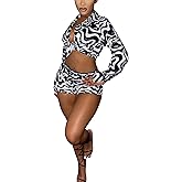 Doweha Women's Summer Two Piece Outfits Lounge Sets Short Sleeve Button Down Crop Top High Waisted Casual Shorts with Pockets