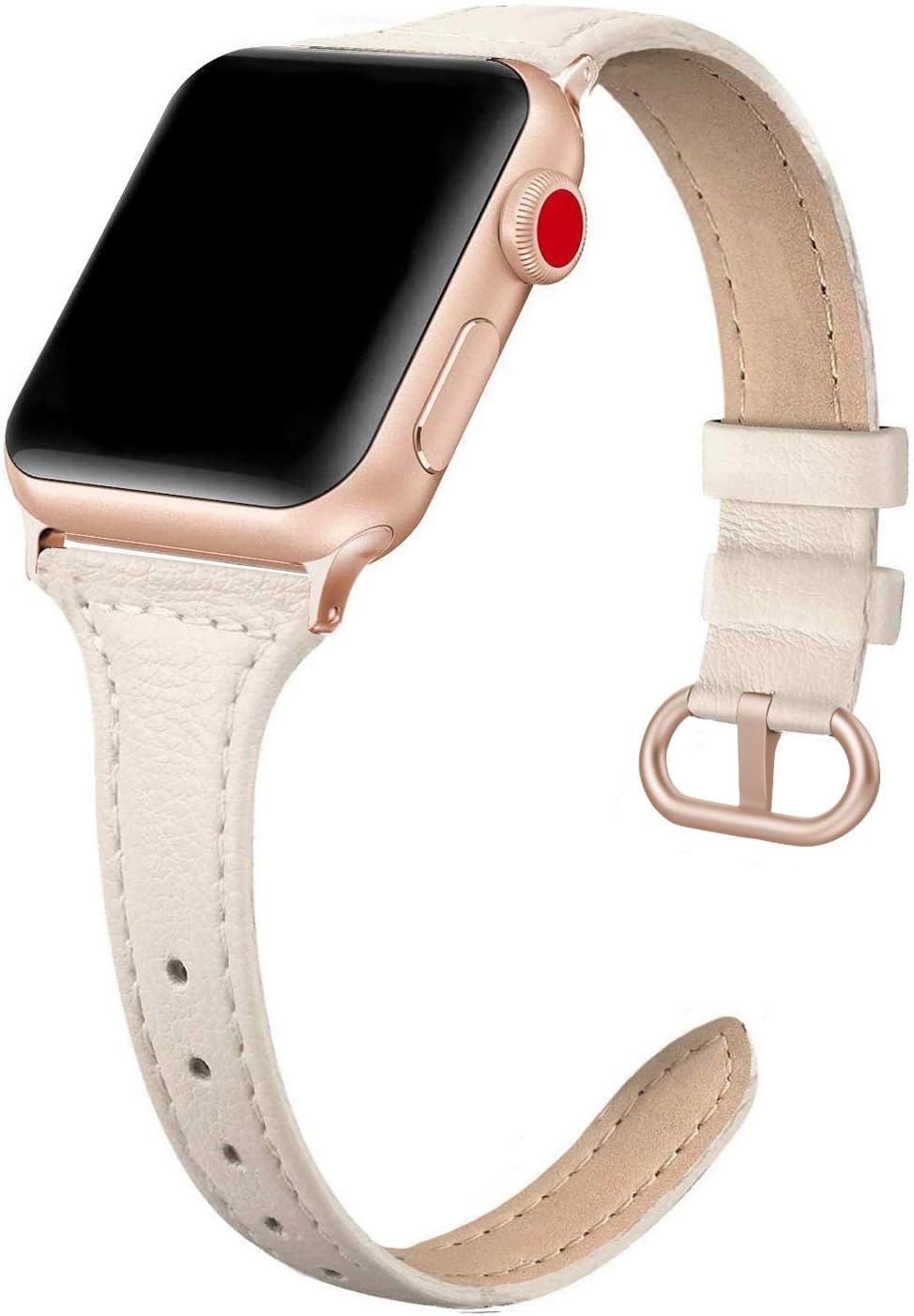 PARMPH Leather Band Compatible for iWatch 38mm 40mm 41mm 42mm(Series 10)