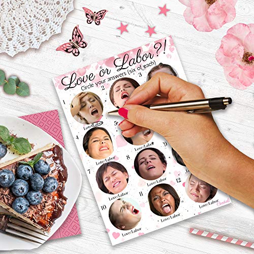 Baby Bridal Shower Games 25 Pack High Premium Quality Fun Import