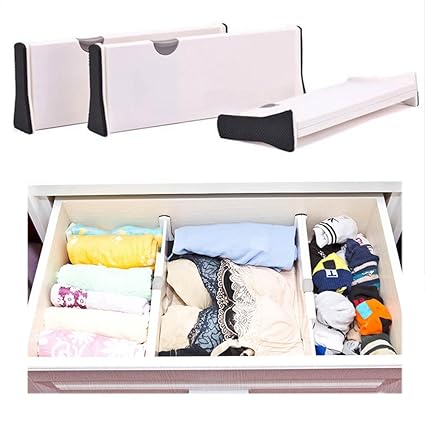Amazon Com Adjustable Expandable Drawer Dividers 3 Pack Abs Dream
