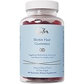 eSalon Biotin Hair Gummies, Multivitamin, Cherry Flavor, 60 Count, 30 Day Supply