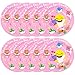 JCKSY T-Meet 40 PCs Cute Shark Party Plates Baby Birthday Party Supplies for Shark Party Tableware Decorations, 7 inches