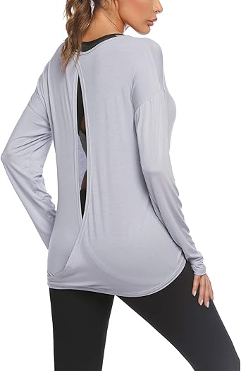 long loose workout tops