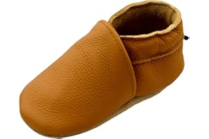 iEvolve Baby Leather Shoes Soft First Walker Shoes Crib Shoes Moccasins for Toddlers