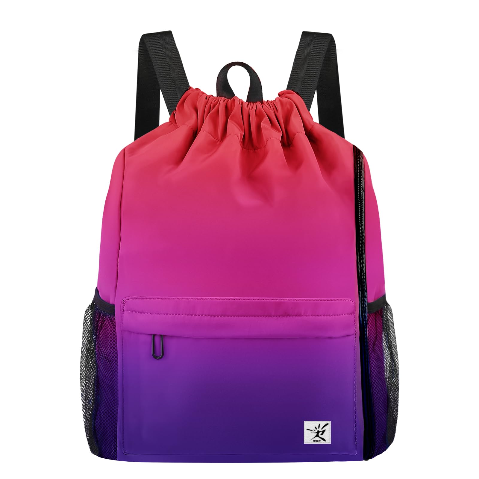 Photo 1 of Risefit Waterproof Drawstring Bag, Gym Bag Sackpack Sports Beach Backpack for Men Women