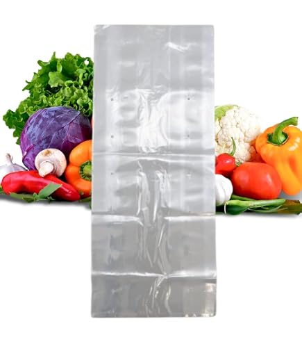 Amazon.com: BOX USA BPB1366 Gusseted Poly Bags, 1 mil, 6