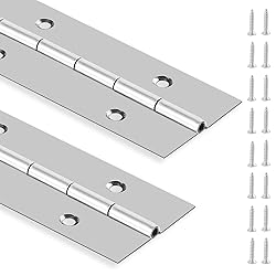 2PCS Heavy Duty Piano Hinge 16 Inch Continuous