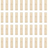 UNICRAFTALE Real 24K Gold Plated Rectangle Stamping Blanks Metal Charms Stamping Blank Tag Pendants Blank Rectangle Dainty Pendants Charms for Bracelet Necklace DIY Jewelry Making