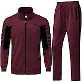 Riskrole Men’s Tracksuits Sweatsuits Set 2 Pieces Casual Athletic Jogging Suits Zip up Outfits