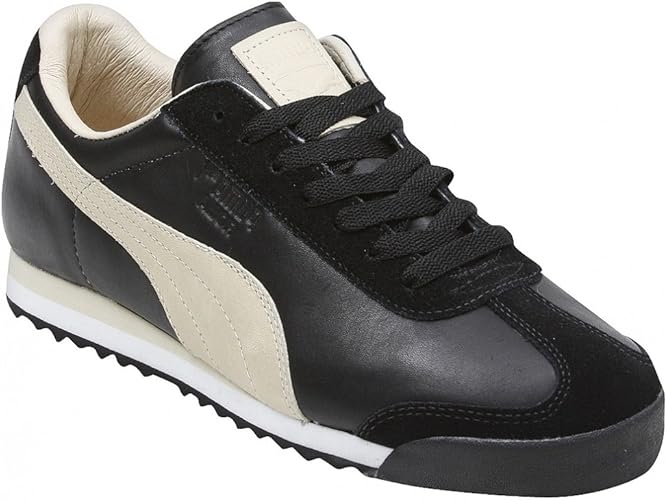 Amazon プーマ Puma Roma Luxe Leather Blackローマラックスレザー 27cm Us Size 9 Puma プーマ スニーカー