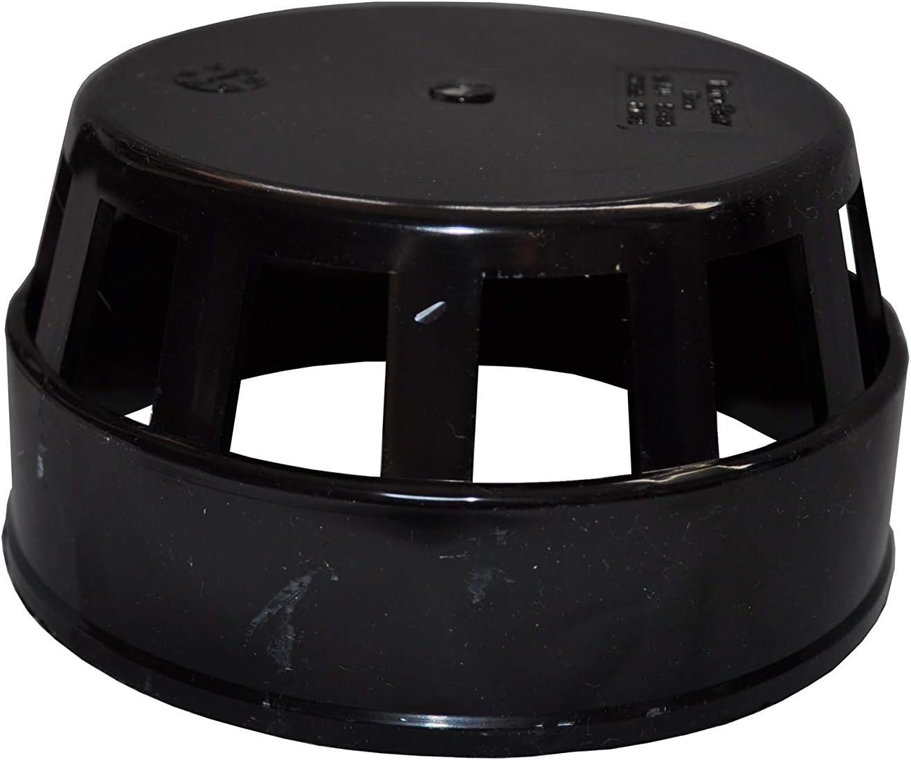 110MM Ring Seal Vent Terminal Vent Cowl Black Soil Pipe and Ring Seal