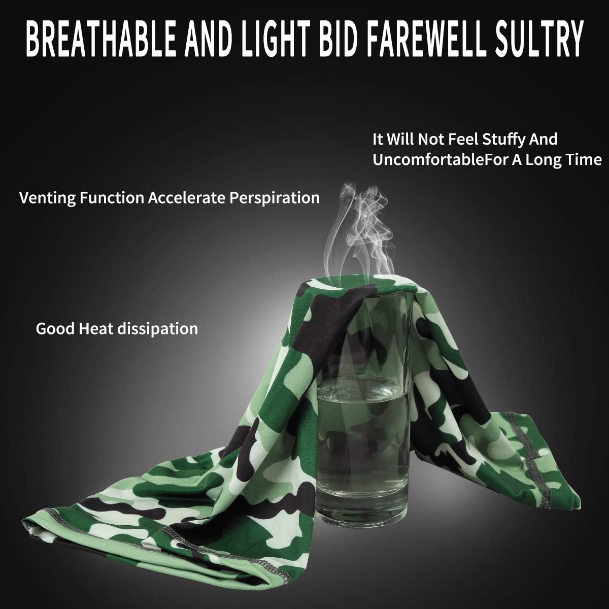Achiou Neck Gaiter Face Mask Scarf Dust Sun Protection Cool Lightweight Windproof, Breathable Fishing Hiking Running Cycling: Clothing