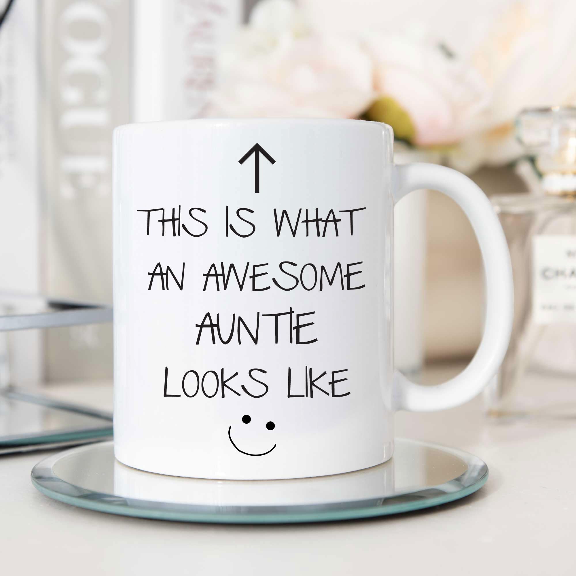 60 Second Makeover Limited This is What an Awesome Auntie Looks Like V2 Mug Mothers Day Birthday Christmas Cup Gift