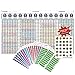Fantasy Draft Gurus 2019 Fantasy Football Draft Board Kit Complete with IDP's | Jumbo Color Draft Board 66 inch x 36 inch| 4 inch Peel & Stick Labels | Up to 14 Teams Individual Defensive Player Kit