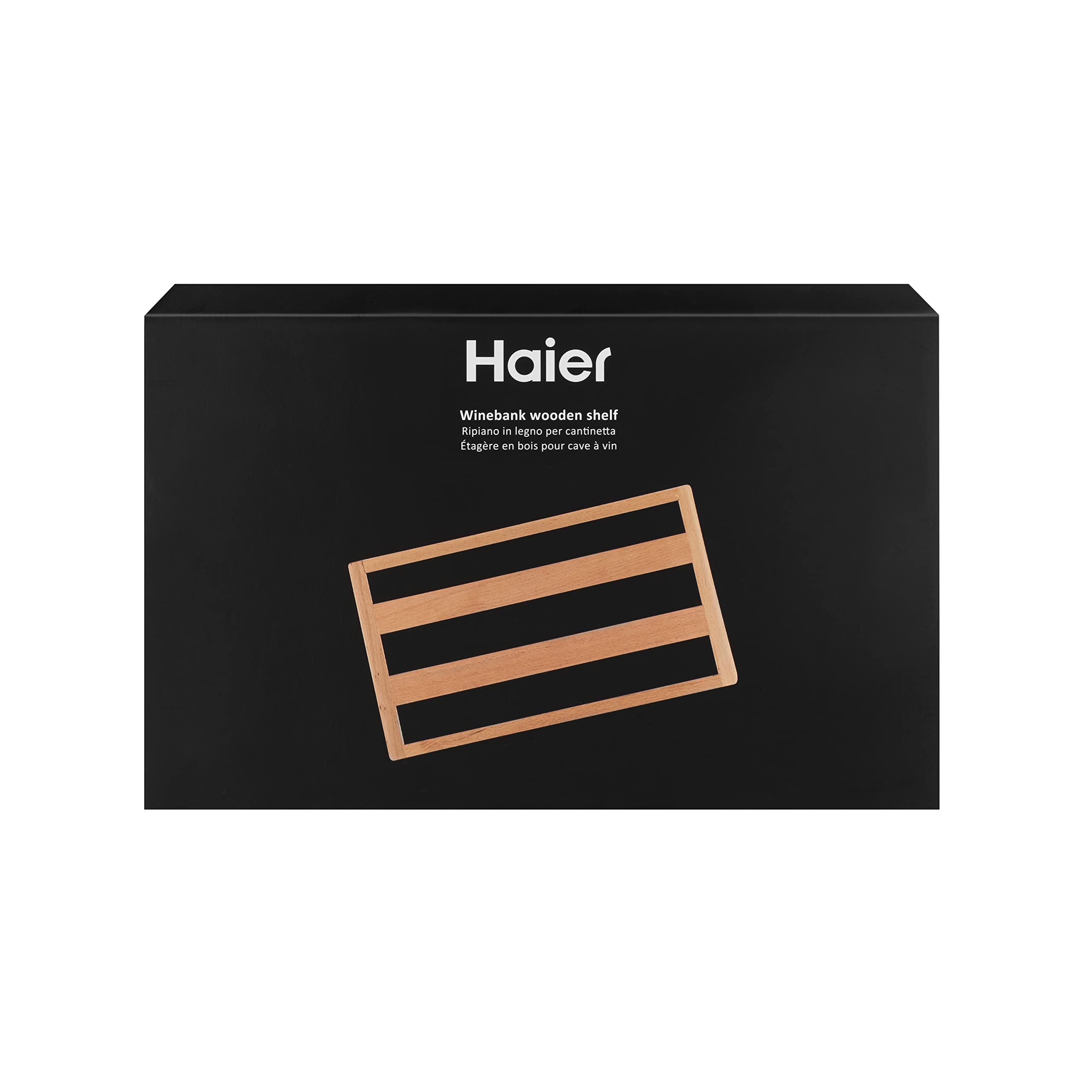 Haier Wooden Shelf for Wine Cellar, Maximum Storage Capacity, Elegant and Quality, Original Haier, 417 x 237 x 10 mm, Wood