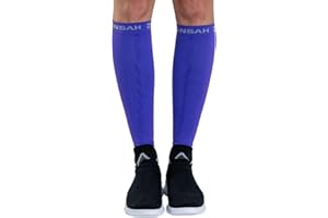 Zensah Running Leg Compression Sleeves - Shin Splint, Calf Compression Sleeve Men and Women, Gifts for Runners