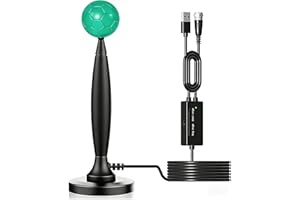 TV Antenna for Smart TV Indoor, Digital Antenna for Local Channels, 1800+ Miles Range TV Antenna Outdoor with 360° Signal Str