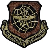 US Air Force Air Mobility Command OCP Spice Brown Patch with Hook Fastener (ea)