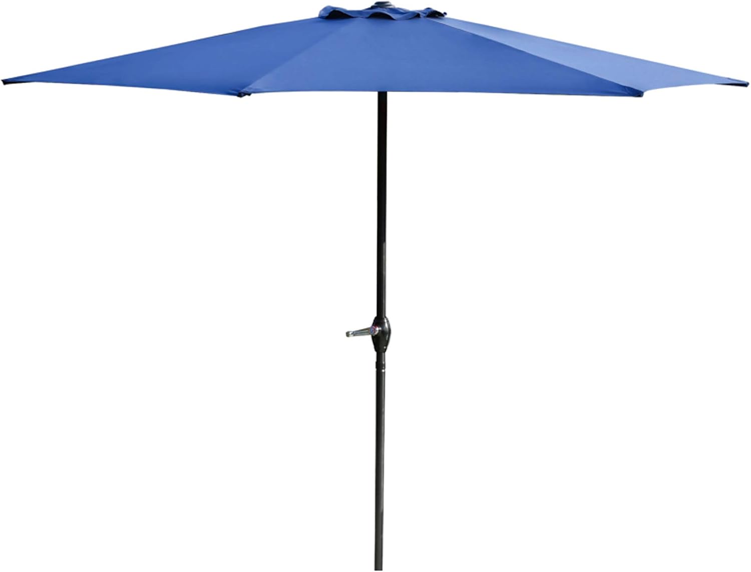 Lokatse Home Table Outdoor Market Patio Umbrella With Crank 9 Feet 6ribs 1 Small Blue Amazon Ca Patio Lawn Garden