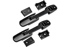 HIMARKLIF Truck Hood Latch Fit for Kenworth T660 Mack MD CH Granite Titan, Pair of Hood Latch Strap & Catch Bracket Fit for P
