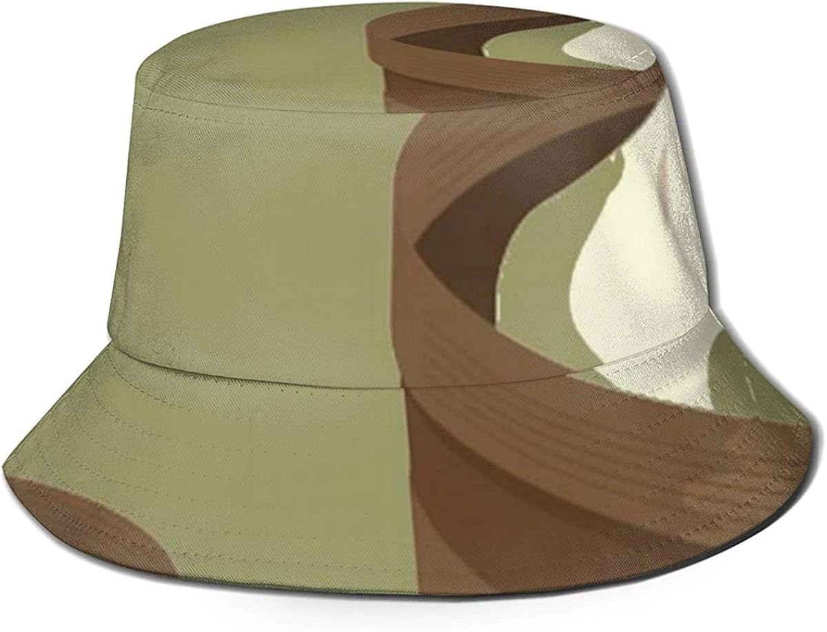Flat Top Breathable Bucket Hats Unisex Kebabs Vegetable Bucket Hat