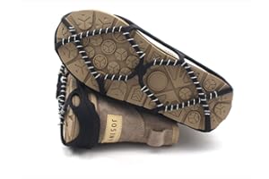 Toasis Ice Grips Snow Spike Crampons Traction Cleats Grippers for Walking, Jogging, Hiking on Snow Ice