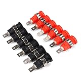 Banana Socket 4mm Binding Post Black Red Plastic
