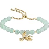Alex and Ani Hummingbird Gemstone Bolo Bracelet