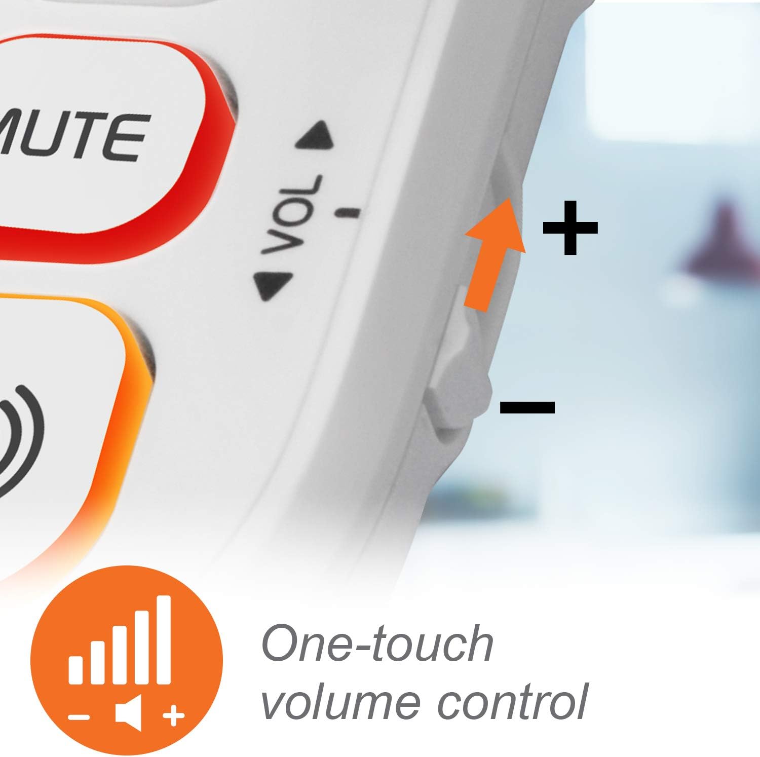 VTech SN5147 Amplified Corded/Cordless Senior Phone System with 90dB Extra-Loud Visual Ringer, Big Buttons & Large Display : Electronics