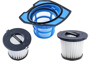 PURexpert Replacement Washable and Reusable Pre Screen Filter and Pleated Filter for Hart 20-Volt Cordless Hand Vacuum HPHV34B,HPHV33B,HPHV33