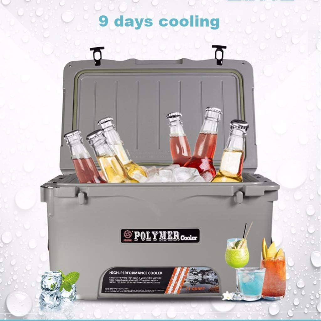 Mu Portable 70L Personal Cooler- Deep Freeze Zipperless Hardbody Cooler - Performance Milk, Medicine, Kitchen or Outdoor Food Cooling Box