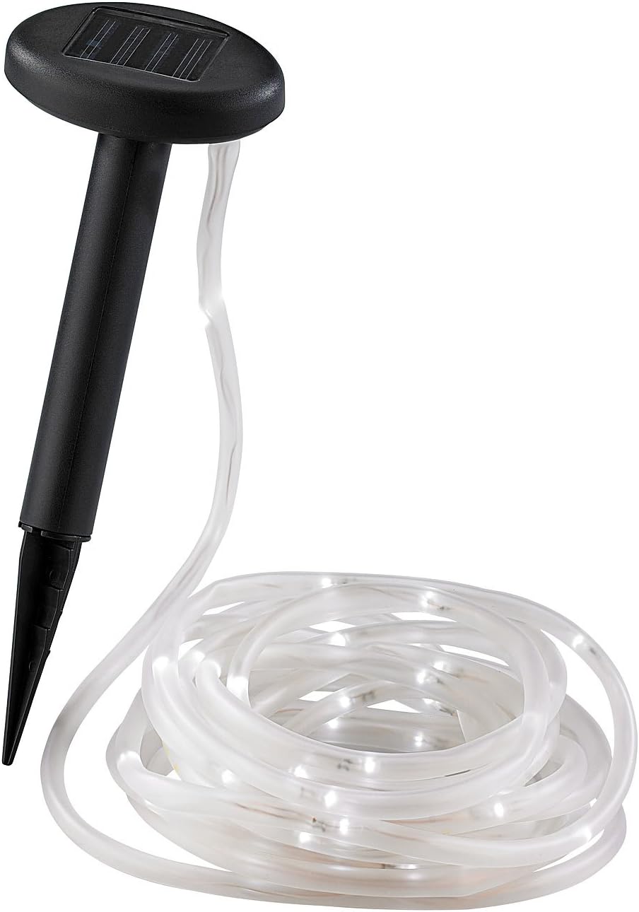 Lunartec solar light string 7 metres with 50 LEDs, brilliant white