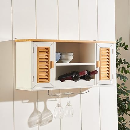 Bgcg European Retro Storage Closet Bedroom Wall Shelf Hanging Cabinet Simple Wall Cabinet Wine Cabinet Kitchen Living Room Wall Cabinet Storage Cabinets Amazon Co Uk Kitchen Home