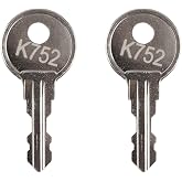 Toolbox Replacement Keys K752 for Weather Guard Tool Box - 2 Keys