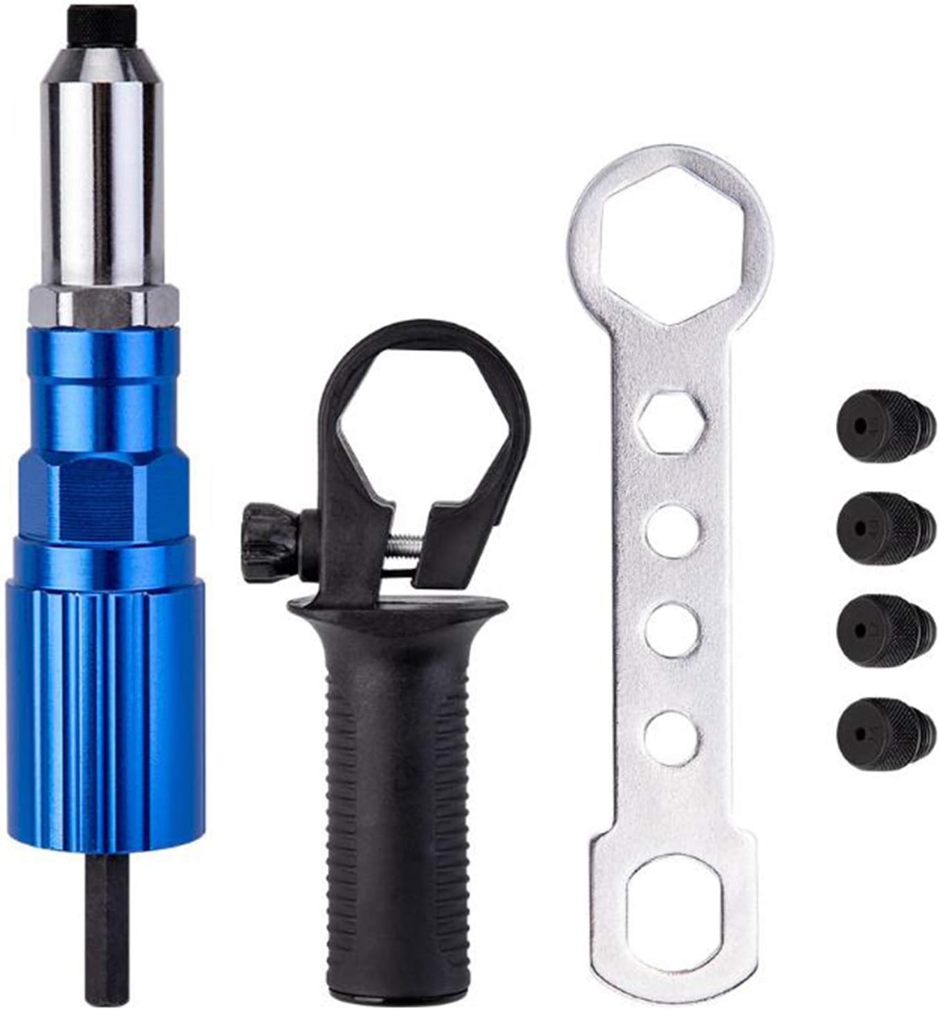 Rivet Gun Tool Set, Automatic Rivet Nut Gun with Nonslip Handle