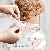 Discoball Lovely Baby Bandana Drool Bibs 10 Pack Pink Adjustable Snaps view 5