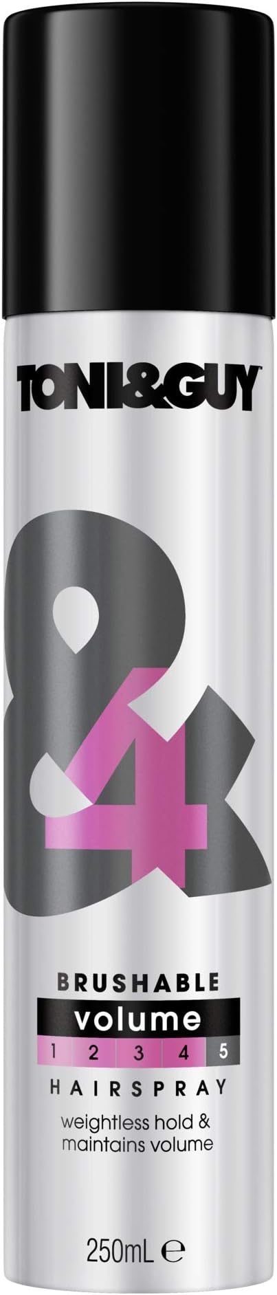 Toni & Guy Glamour Firm Hold Hairspray 250ml All Hair Types Men Women Volume