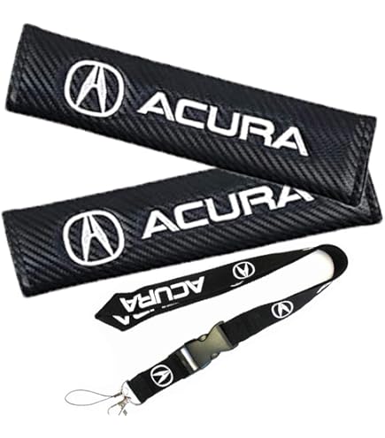 2PCS Car Seat Belt Covers - Suede Shoulder Pads For Comfort & Protection, Fits Acura & Honda