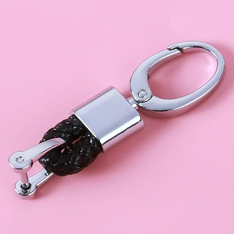 Amazon Co Jp キーホルダー メンズキーホルダー 本革自動車のキーホルダー メンズレディースキーケースシンプルデザインメタリックシルバー ホーム キッチン