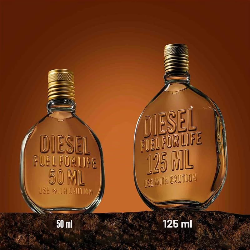 Fuel for Life Eau de Toilette Uomo, Profumo Uomo Intenso e Legnoso, Fragranza Speziata e Aromatica, Note di Anice Stellato e Lavanda, A Lunga Durata, Profumo di Lusso per Uomo, 125 ml