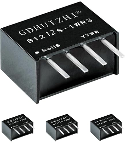 DC-DC 12V To 12V Isolated Power Converter Module – 1W, Input 10.8-13.2V, Compact 11.5x10x6mm - View #10