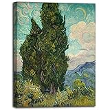 msspart Cypresses by Vincent Van Gogh, Green