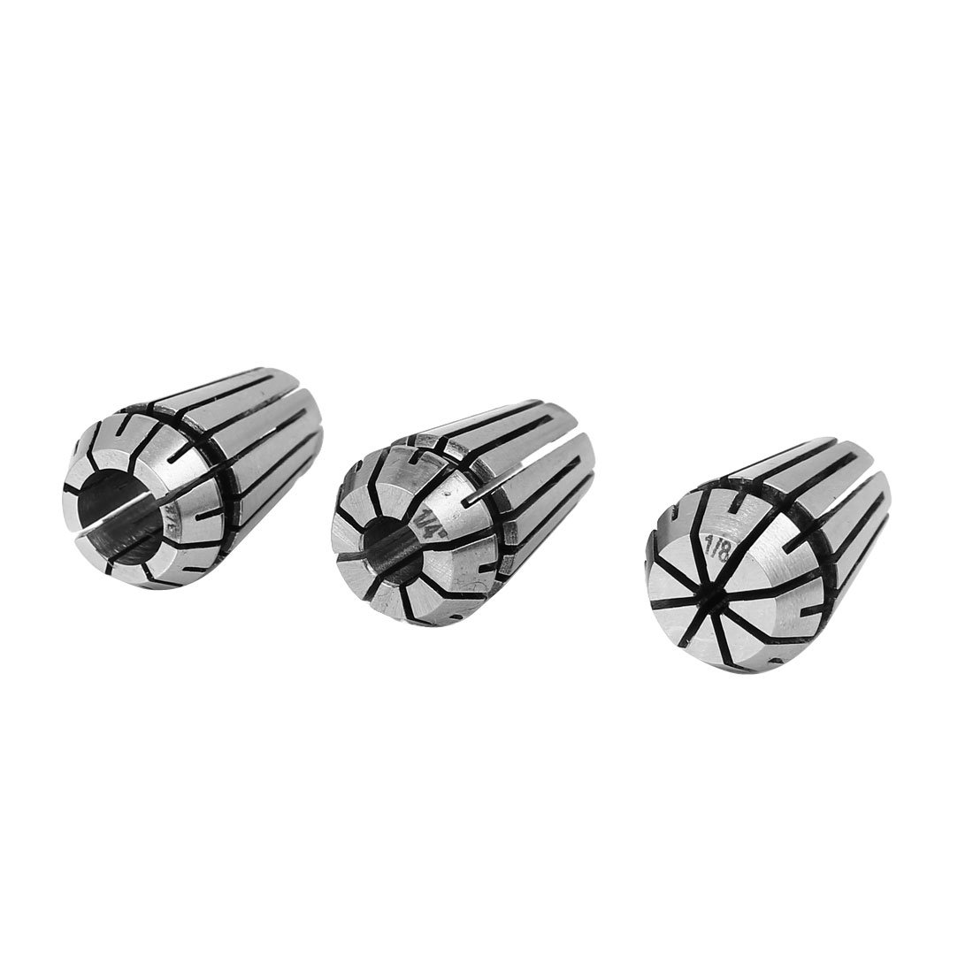 Sourcingmap ER16 Lathe Milling Engraving Machine 65 Manganese Steel Spring Collet Set 3 in 1