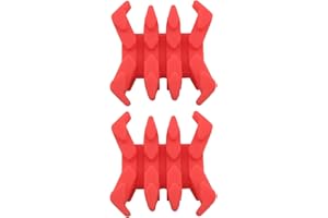 CHENJIN Archery Bow Limb Dampener 2PCS Red Archery Rubber Bow Limbs Vibration Damper Dampener Stabilizer Silencers for Compound Bow Hunting Target Outdoor Shooting